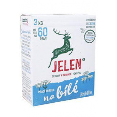 Prací prášek Jelen White 60praní, 3kg BOX