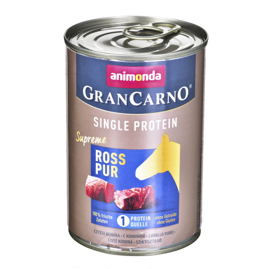 ANIMONDA GranCarno Single Protein Koňské maso - vlhké krmivo pro psy - 400 g