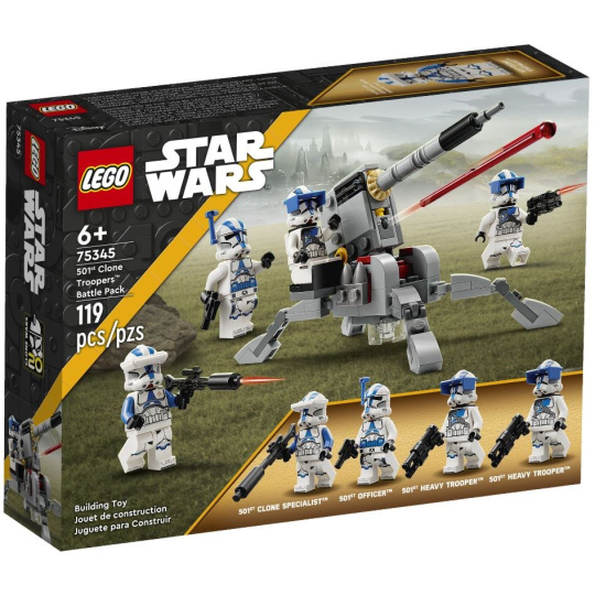 LEGO STAR WARS 75345 BOJOVÝ BALÍČEK 501. KLONOVÉ JEDNOTKY