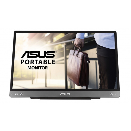 ASUS MB14AC počítačový monitor 35,6 cm (14") 1920 x 1080 px Full HD Šedá