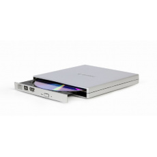 Gembird DVD-USB-02-SV optická disková jednotka DVD±RW Stříbrná