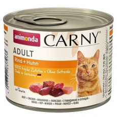 ANIMONDA konzerva CARNY Adult - hovězí, kuřecí 200g ANIMONDA konzerva CARNY Adult - hovězí, kuřecí 200g