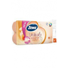 Wc toaletní papír ZEWA Deluxe Aqua Tube Broskev 3V 8ks Wc toaletní papír ZEWA Deluxe Aqua Tube Broskev 3V 8ks