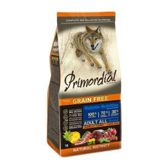 Primordial Dog GF Adult Tuna&Lamb 12kg