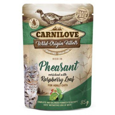 Carnilove Cat Pouch Bażant & Liście Maliny 85g Carnilove Cat Pouch Bażant & Liście Maliny 85g