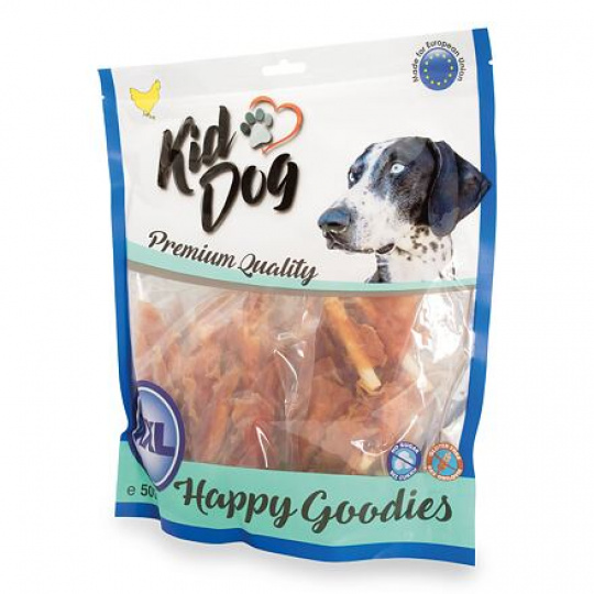 KIDDOG kuřecí prsa na buvolí tyčince mini 9 cm, 500 g