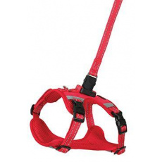 Szelki dla psa z smyczą 2m CLIP&GO czerwona S Zolux Szelki dla psa z smyczą 2m CLIP&GO czerwona S Zolux
