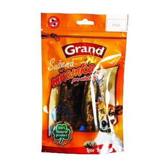 GRAND Dog poch. Suš. Mňamka plíce 50g