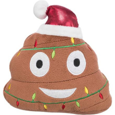 Xmas EMOTICON, vánoční plyšová hračka se zvukem, 17 cm