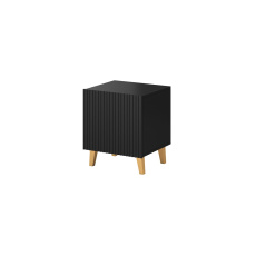 Noční stolek PAFOS 2 ks. 45x40x51 cm matná černá