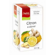 Čaj Apotheke Citron a zázvor 20sacc Čaj Apotheke Citron a zázvor 20sacc