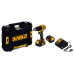 DEWALT DCD709M2T Akumulátorová vrtačka 2x 18V 4Ah TSTAK Černá, Žlutá