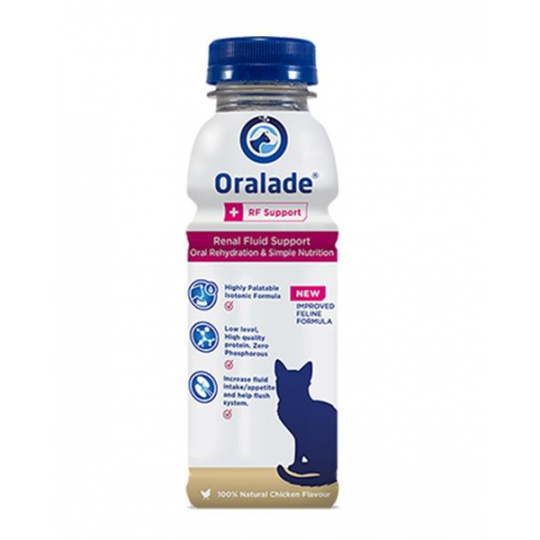 Oralade RF rehydratačný roztok pre mačky 330 ml