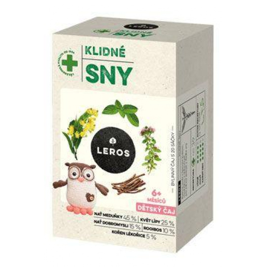 Čaj Leros Dětský čaj Klidné sny 20x1,5g