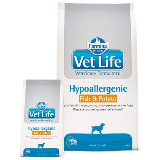 Farmina Vet Life Hypoallergenic Fish & Potato Dog 12kg