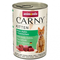 ANIMONDA konzerva CARNY Kitten - hovězí, kuře, králík 400g ANIMONDA konzerva CARNY Kitten - hovězí, kuře, králík 400g