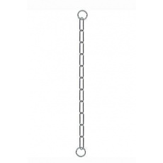 Obojek kovový stahovák dlouhá oka 1-řadý 60cm