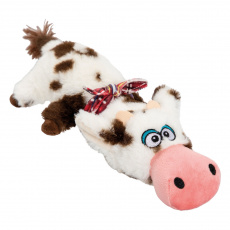 Kravička ležící 30 cm, plyšová hračka pro psy, strakatá, HipHop Dog Kravička ležící 30 cm, plyšová hračka pro psy, strakatá, HipHop Dog