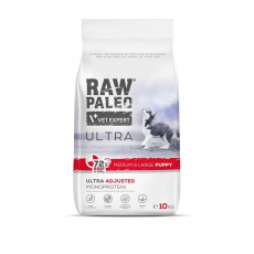 RAW PALEO Ultra Medium&Large Puppy Beef - suché krmivo pro štěňata - 10 kg