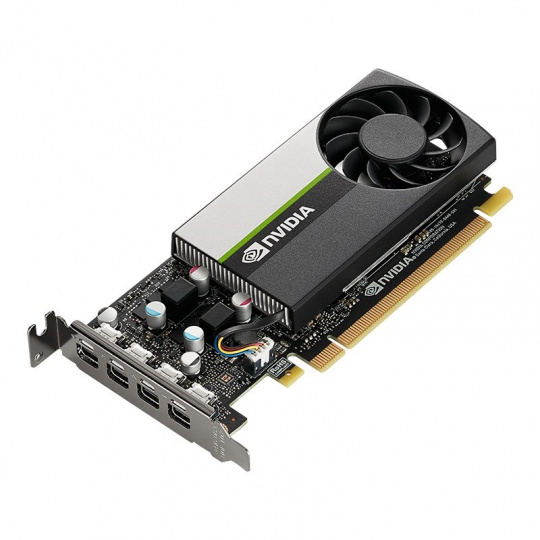 PNY VCNT1000-SB NVIDIA T1000 4GB GDDR6 4x MINI DISPLAYPORT PCI EXPRESS 3.0 LP - ATX BRACKET SMALL BOX