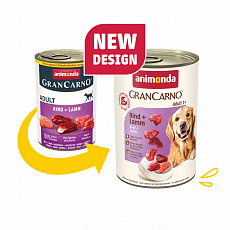 GRANCARNO Adult - hovězí, jehněčí 400g