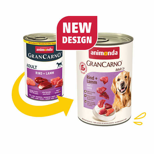 GRANCARNO Adult - hovězí, jehněčí 400g