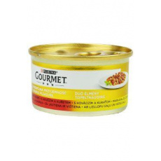Gourmet Gold konz. kočka pašt. duš.hov.a kuře 85g Gourmet Gold konz. kočka pašt. duš.hov.a kuře 85g