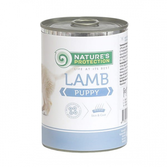 NATURE'S OCHRANA Puppy Lamb - mokré krmivo pro štěňata - 400 g