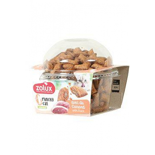 Pochoutka kočka CRUNCHY Kachna 80g Zolux
