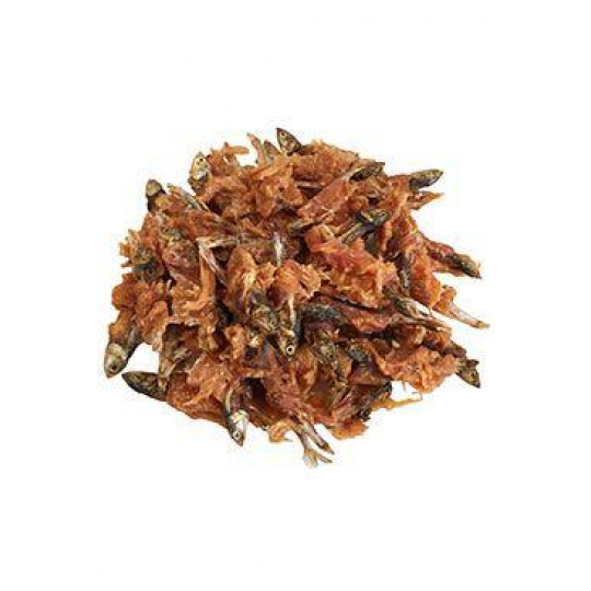 Pochoutka Rybička omotaná kuřecím masem 6cm/250g Pochoutka Rybička omotaná kuřecím masem 6cm/250g