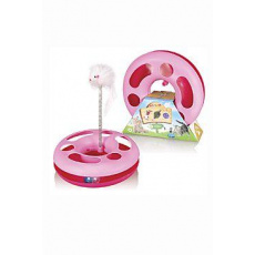 Hračka kočka Speedy ball s myší na pružině Hračka kočka Speedy ball s myší na pružině