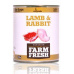 Farm Fresh Dog Lamb&Rabbit konzerva 800g
