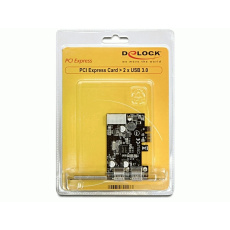 DeLOCK 2x USB 3.0 PCI Express card karta/adaptér rozhraní Interní USB 3.2 Gen 1 (3.1 Gen 1)