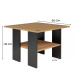 MODERNA Stůl 60x60x45 cm Artisan Dub/černá