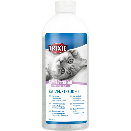Fresh´n´Easy deodorant pro kočičí WC BABY POWDER 750 g