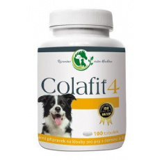 Colafit 4 na klouby pro psy černé/bílé 100tbl Colafit 4 na klouby pro psy černé/bílé 100tbl