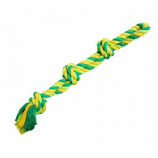 Dvojité lano HipHop bavlněné 3 knoty 60 cm / 450 g limetková, zelená