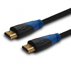 Savio CL-48 HDMI kabel 2 m HDMI Typ A (standardní) Černá, Modrá