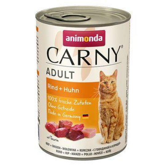 Animonda kočka CARNY konz. Adult hovězí/kuřecí 400g