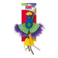 Hračka Kong Cat Connects™ Peacock Páv farebný polyester