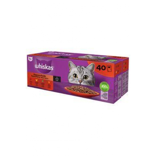 Whiskas kapsa Core klas.výběr ve šťávě 40x85g