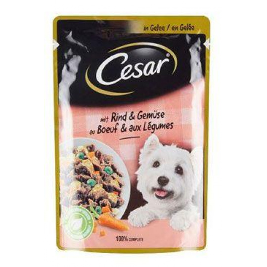 Cesar Tasty kapsa hovězí se zeleninou v želé 100g