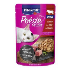 Vitakraft Cat Poésie Délice Sauce kapsa hovězí 85g Vitakraft Cat Poésie Délice Sauce kapsa hovězí 85g