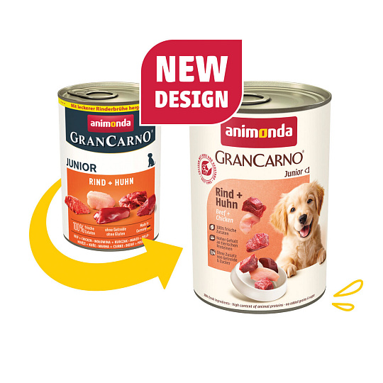 GRANCARNO JUNIOR - hovězí + kuřecí 400g
