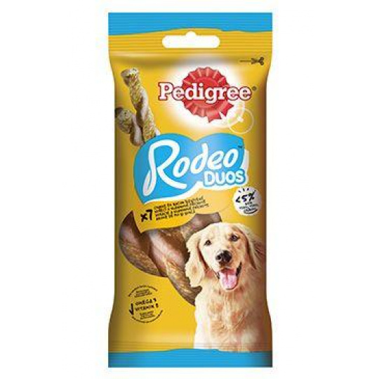Pedigree poch.Rodeo Duos Strips kuřecí,slanina7ks/123g