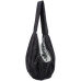 Měkká přední taška - gondola s vnitřní kožešinou,  22 x20 x 60 cm, černá/šedá (nosnost do 5 kg)