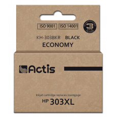 Actis KH-303BKR inkoust pro tiskárny HP, náhradní inkoust HP 303XL T6N04AE; Premium; 20 ml; 600 stran; černý
