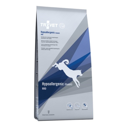 TROVET Hypoallergenic RRD with rabbit - suché krmivo pro psy - 12.5 kg