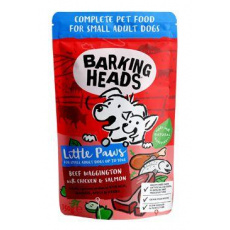BARKING HEADS Litt.Paws Beef+Chick+Salm kapsička 150g BARKING HEADS Litt.Paws Beef+Chick+Salm kapsička 150g