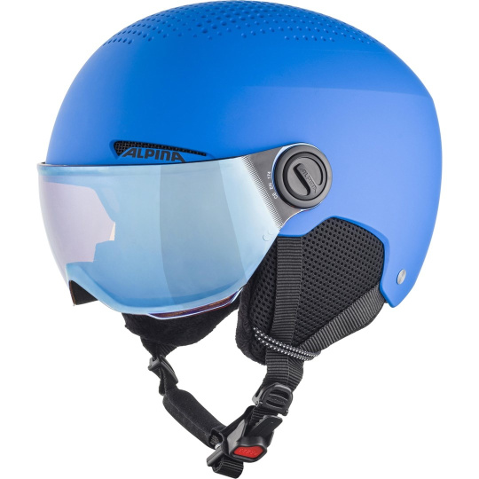 ZIMNÍ PŘILBA ALPINA ZUPO VISOR Q-LITE BLUE MATT 54-58